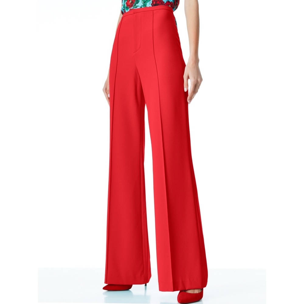 ALICE + OLIVIA Dylan Wide-Leg Pants - Picture 9 of 12